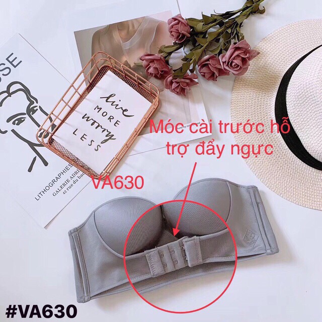 [SỈ] Áo lót cup ngực không dây chống tụt mặc áo hở vai AS052 (Video+Ảnh thật by Rosie.Beauty)