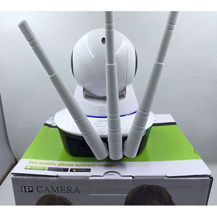 Camera giám sát sử dụng phần mềm Yoosee wifi 3 râu - HD 1080P có màu ban đêm