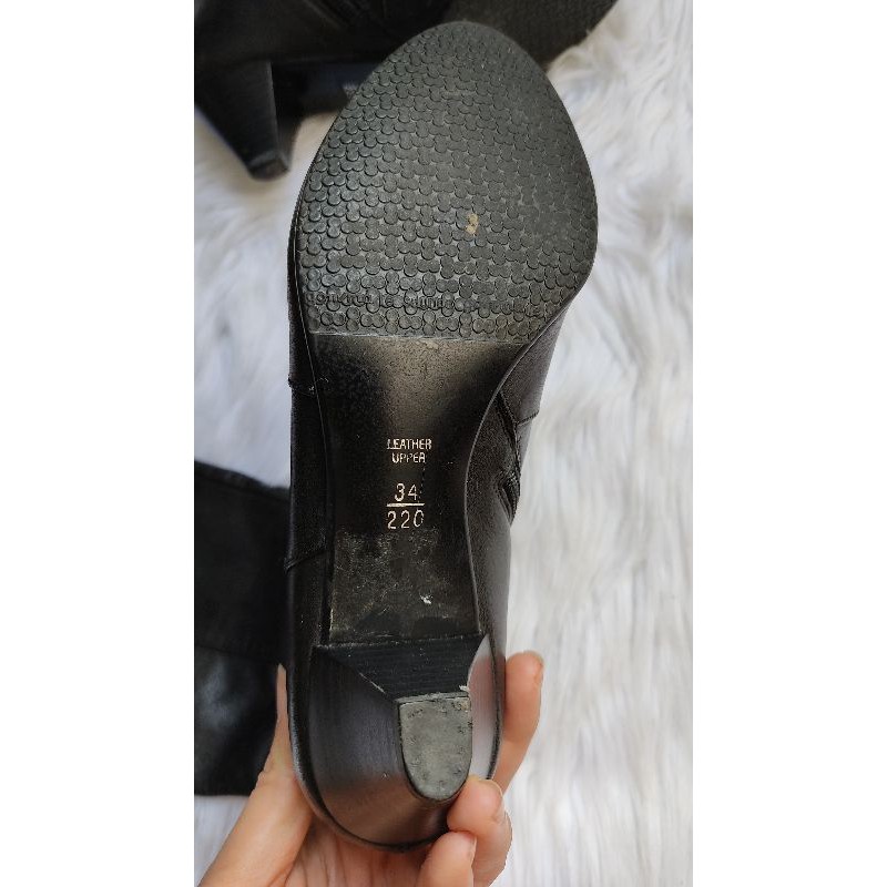 Bốt dài da thật size 34