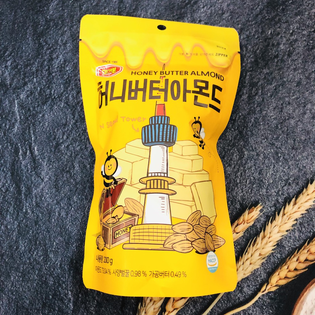 HẠNH NHÂN VỊ MẬT ONG GÓI 200G
