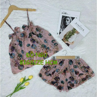 [SIZE 60-90KG] ĐỒ NGỦ VOAN MỎNG KHÔNG MÚT, VẢI VOAN MÁT NHẸ MẶC RẤT THÍCH, HÀNG NHÀ TỰ MAY