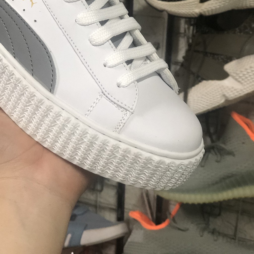 Giày Thể Thao Nam Nữ Đế Bệt PM ⚡️ Tặng Tất + Freeship ⚡️  Màu Trắng Vạch Đen, Vạch Phản Quang Siêu Đẹp Mã PM11 | BigBuy360 - bigbuy360.vn