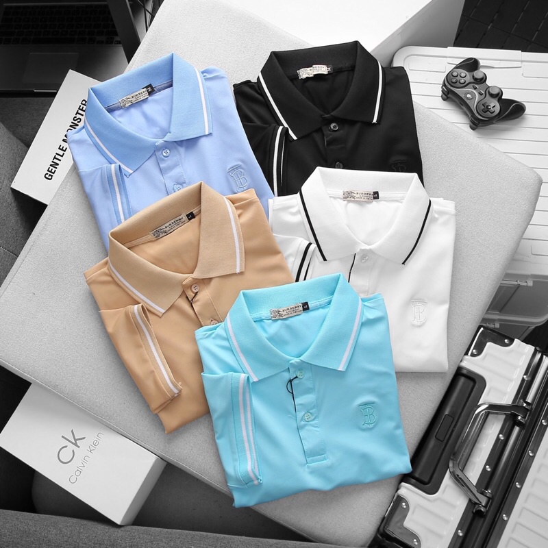 (Sale off 50%)Áo Polo nam chất thun cá sấu cổ phối Bbr