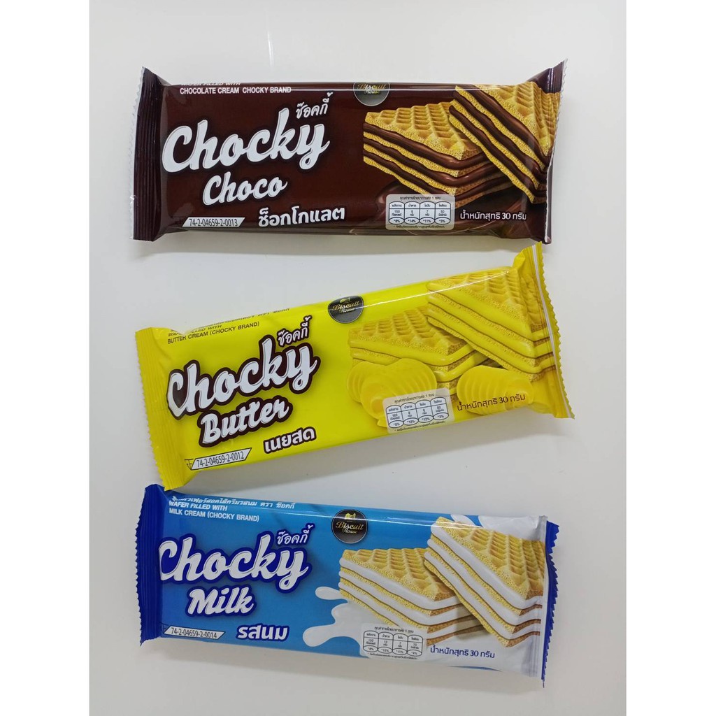 Bánh Xốp Kem Chocky Thái Lan 450gr ( 15 gói )