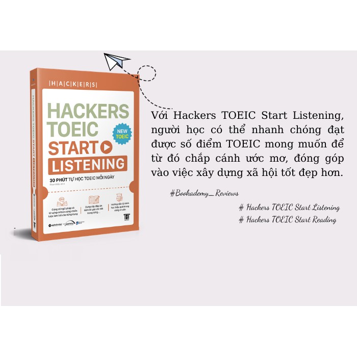 Sách - Hackers Toeic Start Listening Tặng Kèm Bookmark