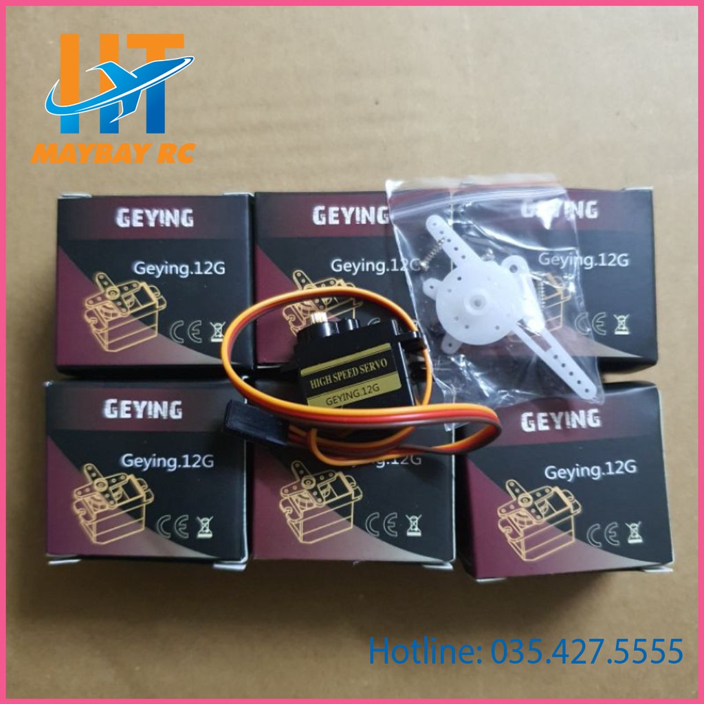Bánh lái servo GeYing 12g nhông đồng siêu bền