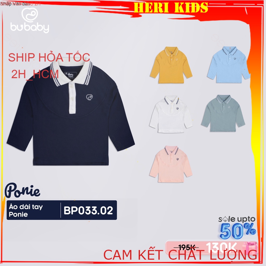 Áo dài tay Bu Ponie cho bé 6m - 4Y BP033.02/03