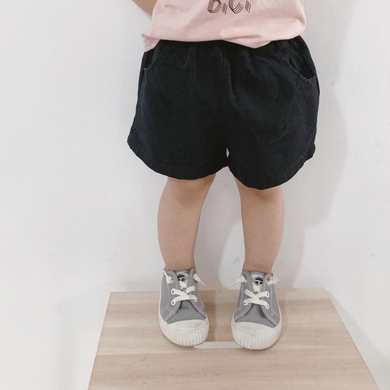 Quần Sooc Cho Bé - Quần Kaki Bé Trai Dáng Lửng Có Túi 4 Màu Size 8-23Kg_ BongKids_87