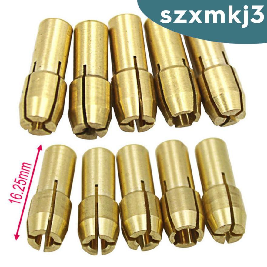 10 Đầu Kẹp Mũi Khoan Điện Mini 0.5-3.2mm 4.8mm