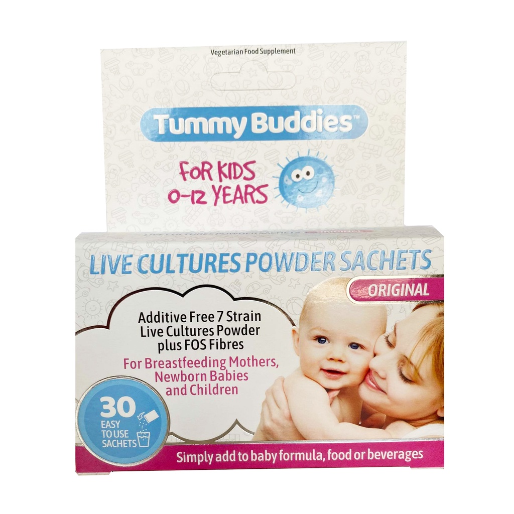 Men vi sinh Tummy Buddies UK hộp 30 gói