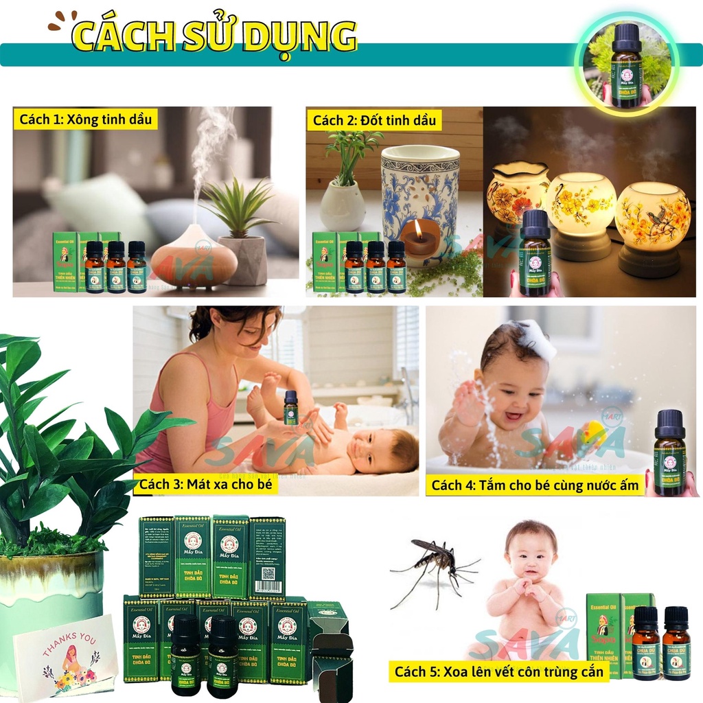 Tinh dầu Chùa Dù phòng cảm cùm 100% tiện dụng gia đình cần có