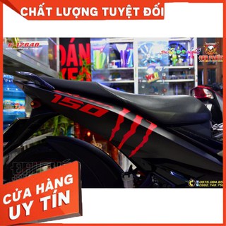 Tem Xe Exciter 150 Đỏ Đen Nhám