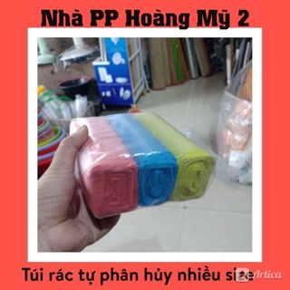 Túi rác màu tự phân huỷ - Trọng lượng 1 ký