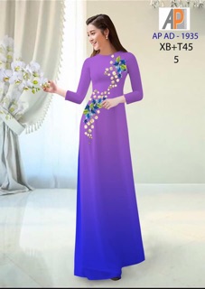 Vải áo dài ombre