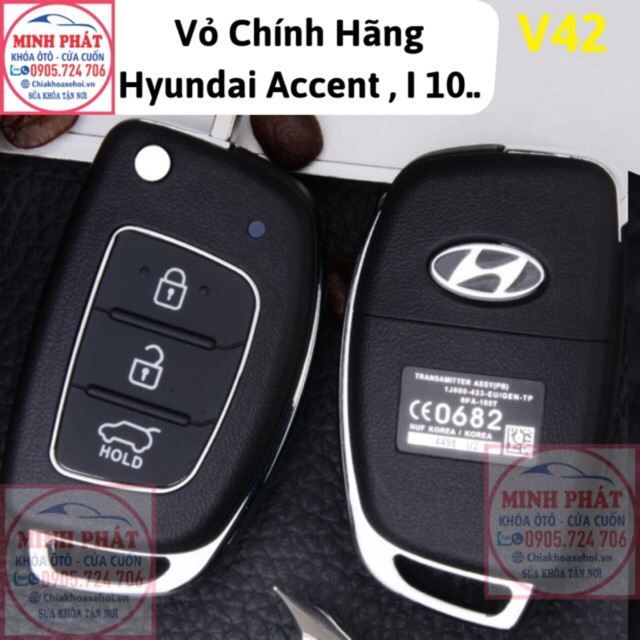 Vỏ Chìa Khoá Xe Hyundai I10 , hyundai accent