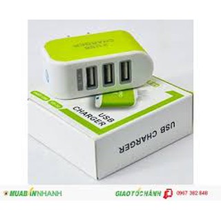 CỐC SẠC USB 3 CỔNG