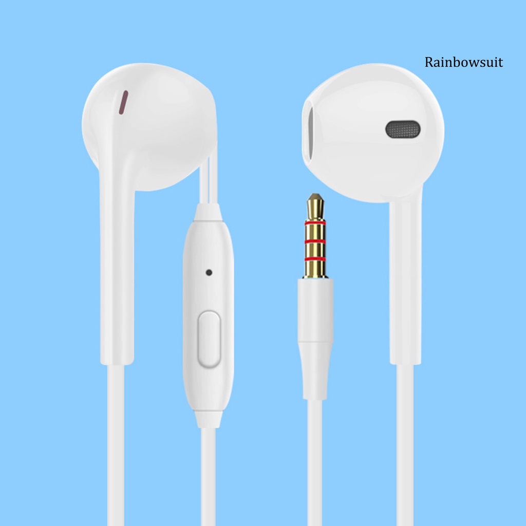 RB- S17 Universal Wired 3.5mm Heavy Bass Earbuds Earphone for Phone