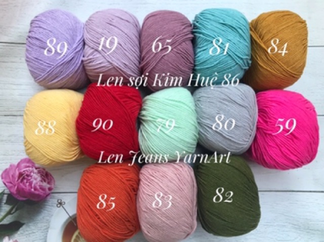 Len Jeans YarnArt ( từ màu 69-80)