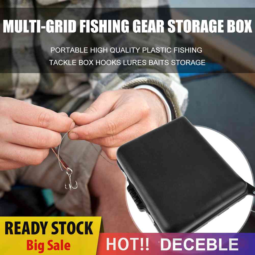 Hộp Đựng Mồi Câu Cá Bằng Nhựa Nhiều Ngăn Tiện Dụng Ốp