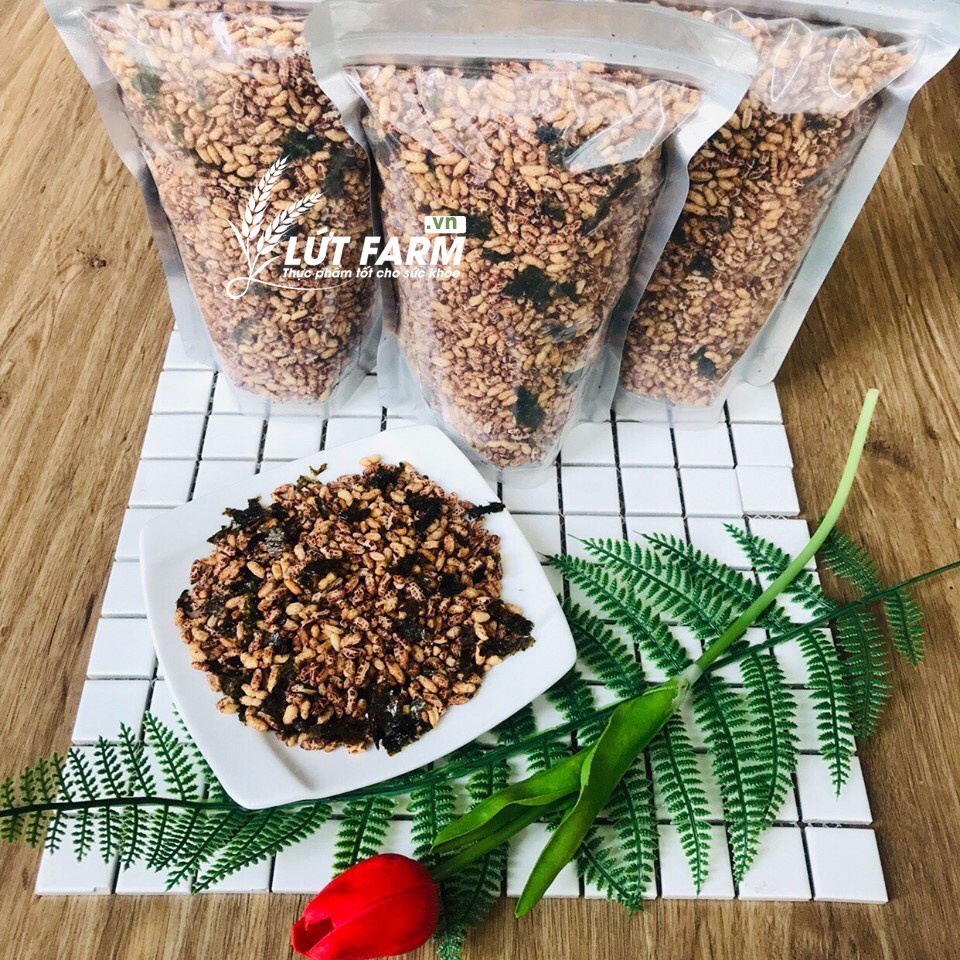 Gạo lứt sấy rong biển ăn liền Lứt Farm - Ăn kiêng, Thực dưỡng, Eat clean