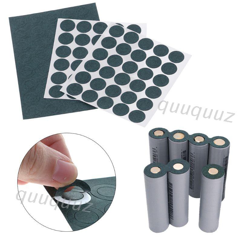 Set 100 miếng dán cách nhiệt pin 18650