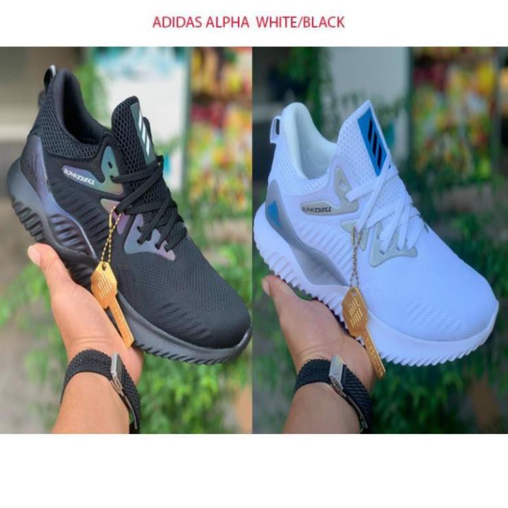 [RẺ NHẤT SHOPEE] Giày thể thao Adidas Alphabounce white black full box chất liệu 99% chính hãng