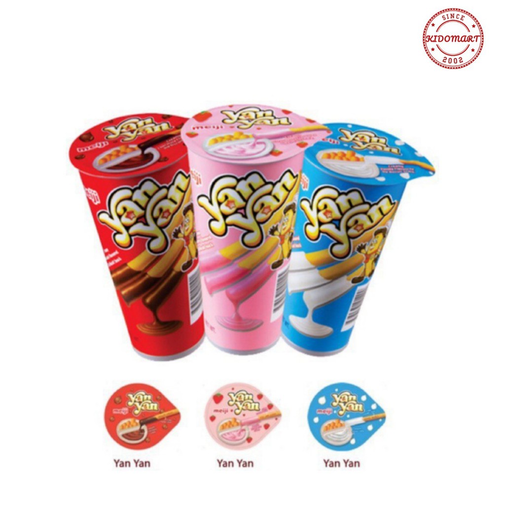 Bánh Que Chấm Yan Yan Meiji Các Vị 50g