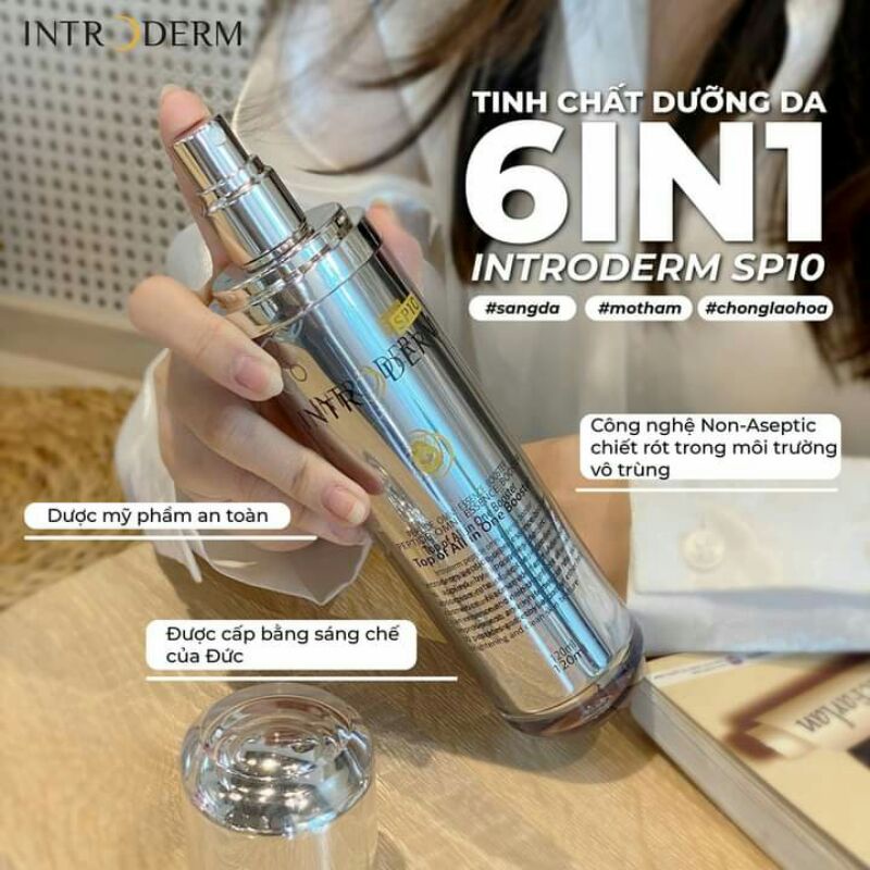 Tinh chất 6in1 Lodella SP12 và Introderm SP10 Peptide Omni Essence Booster 120ml