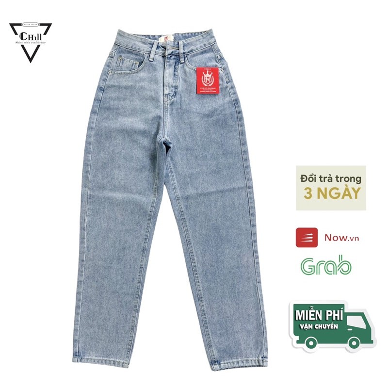 HÀNG CAO CẤP -Quần Jeans Baggy boy friend nữ cá tính STYLE JEANS N2-64 màu xanh đậm dễ mix áo.