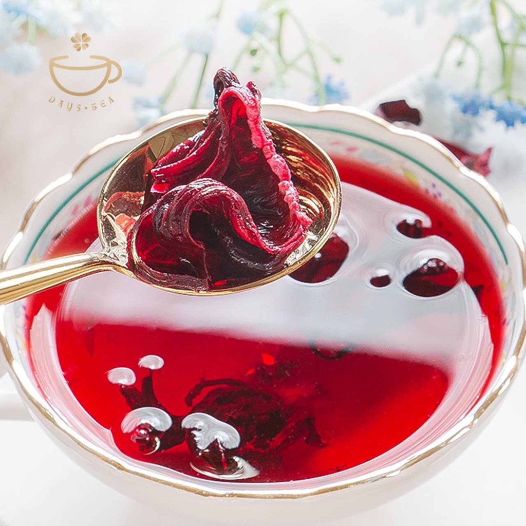 TRÀ HOA ATISO ĐỎ 100g - HIBISCUS ĐÀI QUẢ KHÔ 100% ORGANIC - TRÀ THẢO MỘC DAYSTEA