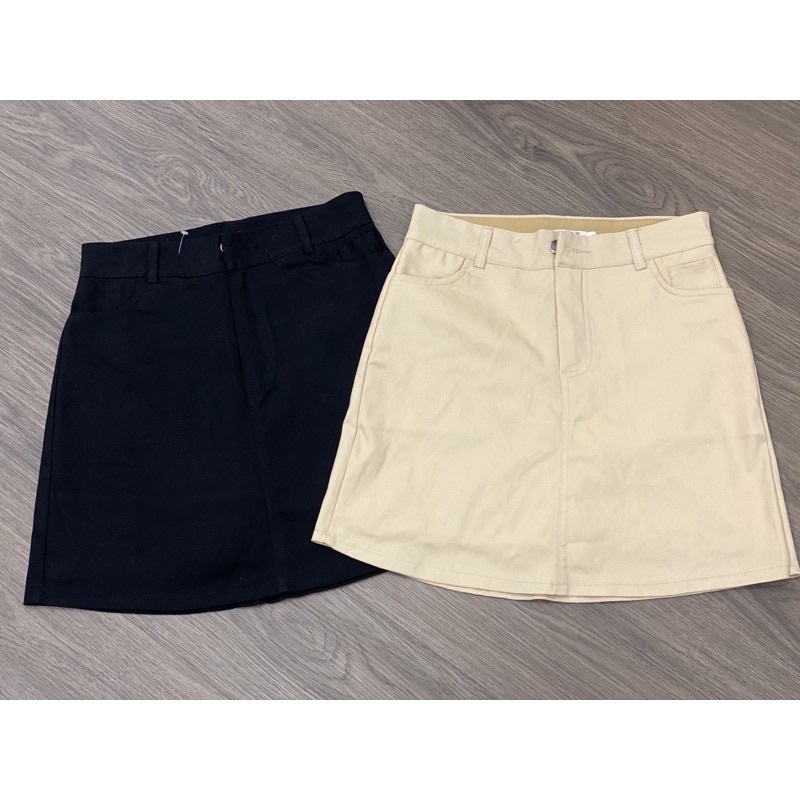 Chân Váy Nữ Dáng A Lưng Cao Vải Kaki Mềm Mát | BigBuy360 - bigbuy360.vn