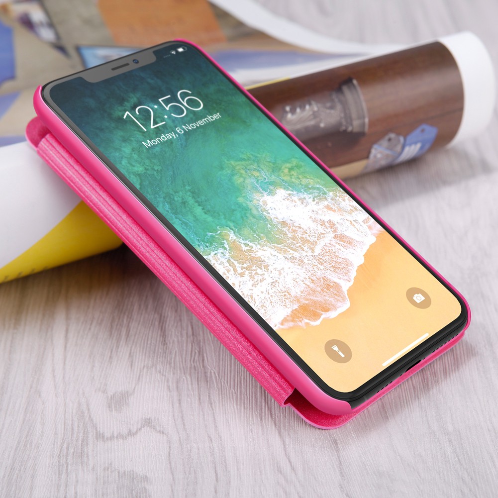 Bao da NILLKIN bằng PC + PU cứng nắp lật cho iPhone Xs Max