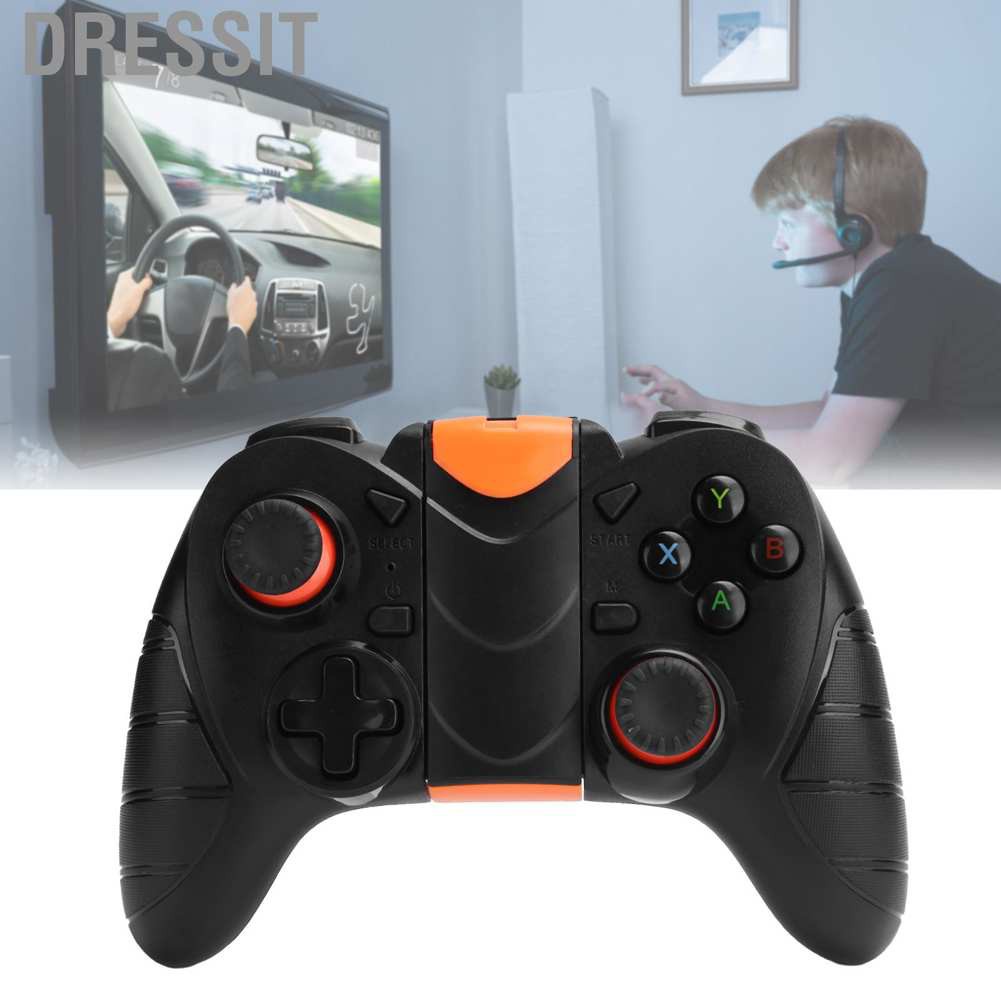 Dressit Mobile Phone Anti‑Slip Gaming Controller Wireless Gamepad Joystick for iPhone/Android