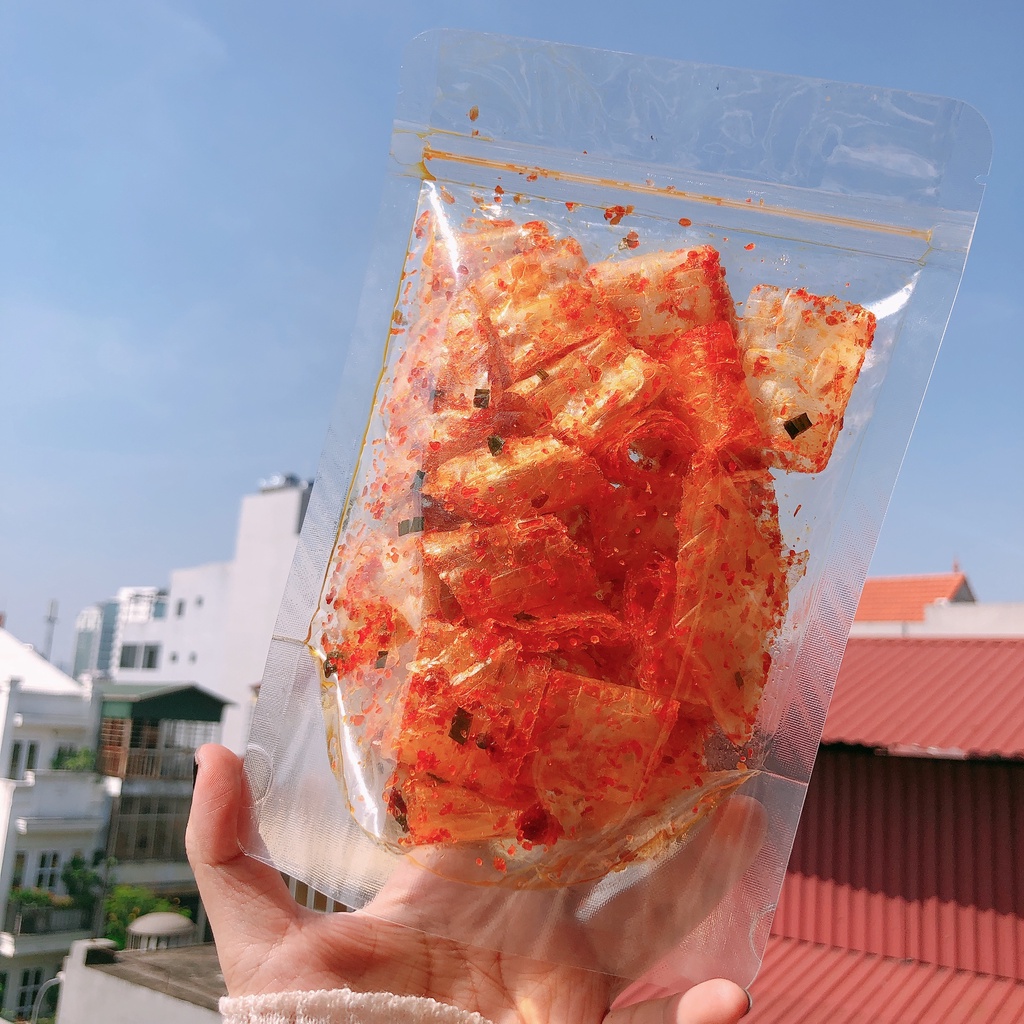 Bánh Tráng Cuộn UNIN Bánh Tráng Trộn Tẩm Ngũ Vị Cực Kì Đậm Thơm Cay - Ăn Vặt BT03