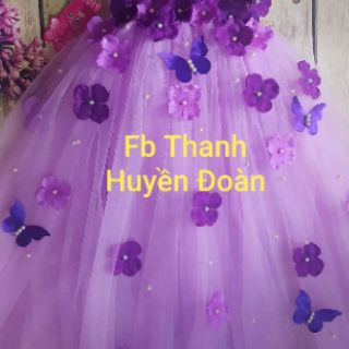 Váy tutu tím nhạt CTC