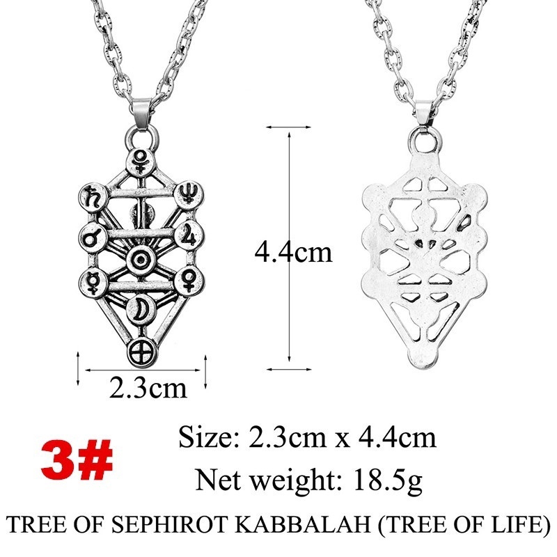 Mặt dây chuyền đá 7 Chakra cân bằng năng lượng