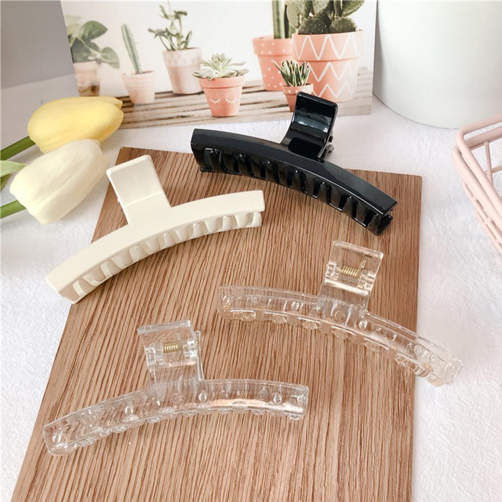 Kẹp Tóc Càng Cua Dáng Dài Cỡ Lớn Bằng Acrylic Thời Trang Cho Nữ