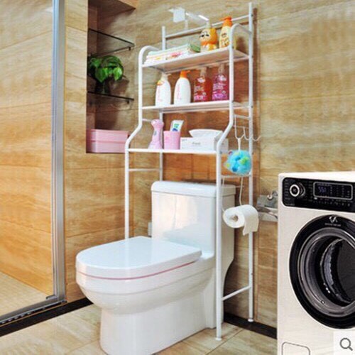 [Mã 257LIFESALE giảm 8% đơn 99K] Kệ bồn cầu 3 tầng để sau bồn cầu, nhà vệ sinh trên toilet, nhà tắm đa năng tiện lợi