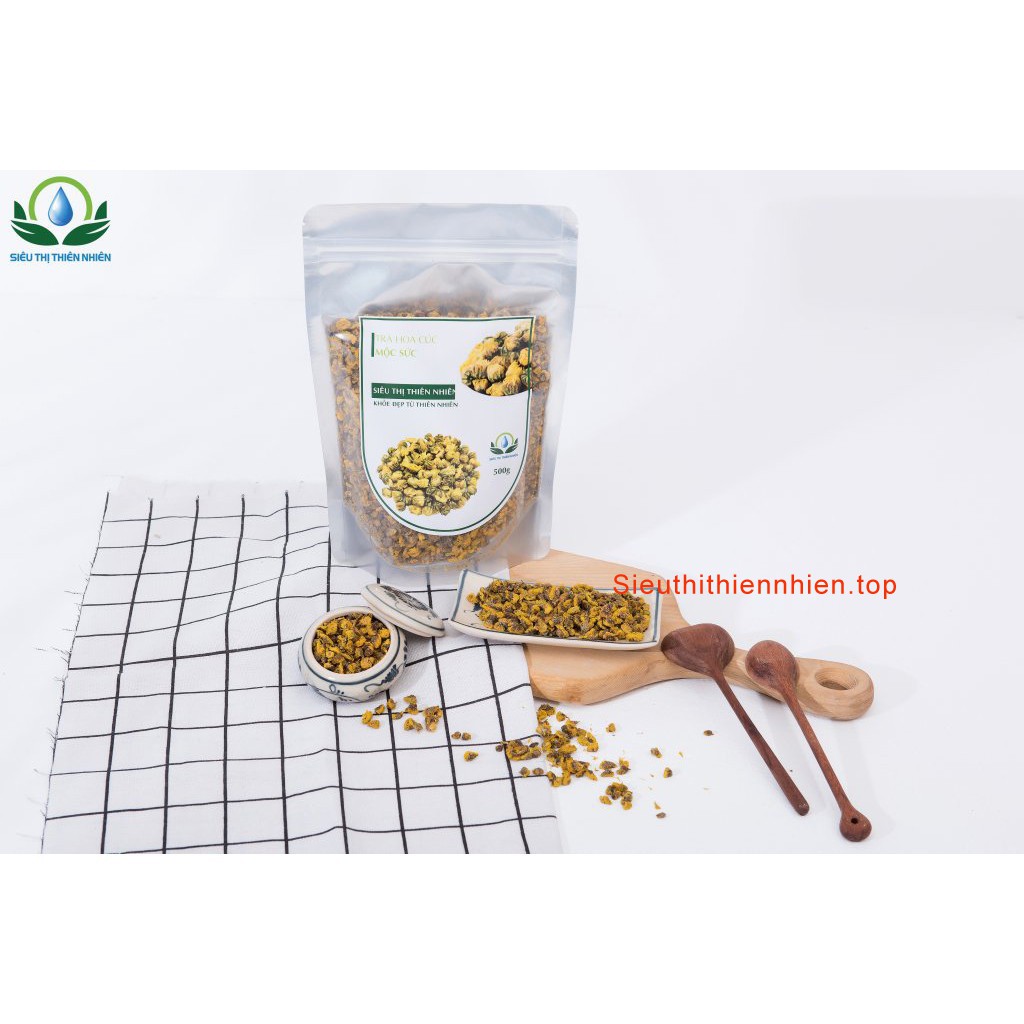 Hoa cúc vàng nhỏ (nụ bé) sấy khô đóng túi zip thương hiệu Mộc Sắc | BigBuy360 - bigbuy360.vn