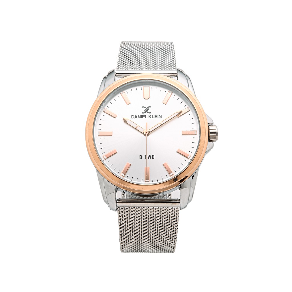 Đồng hồ Nam Nữ Daniel Klein D-TWO Mesh Sliver DK6226-DK6256