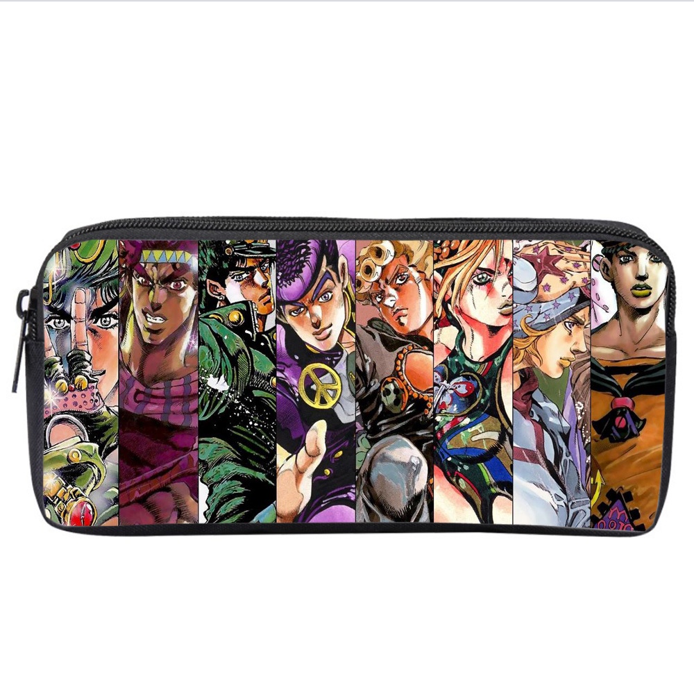 Túi Đựng Bút Sức Chứa Lớn Họa Tiết Hoạt Hình Jonathan Anime YB2 Jojo 'S Bizarre Adventure