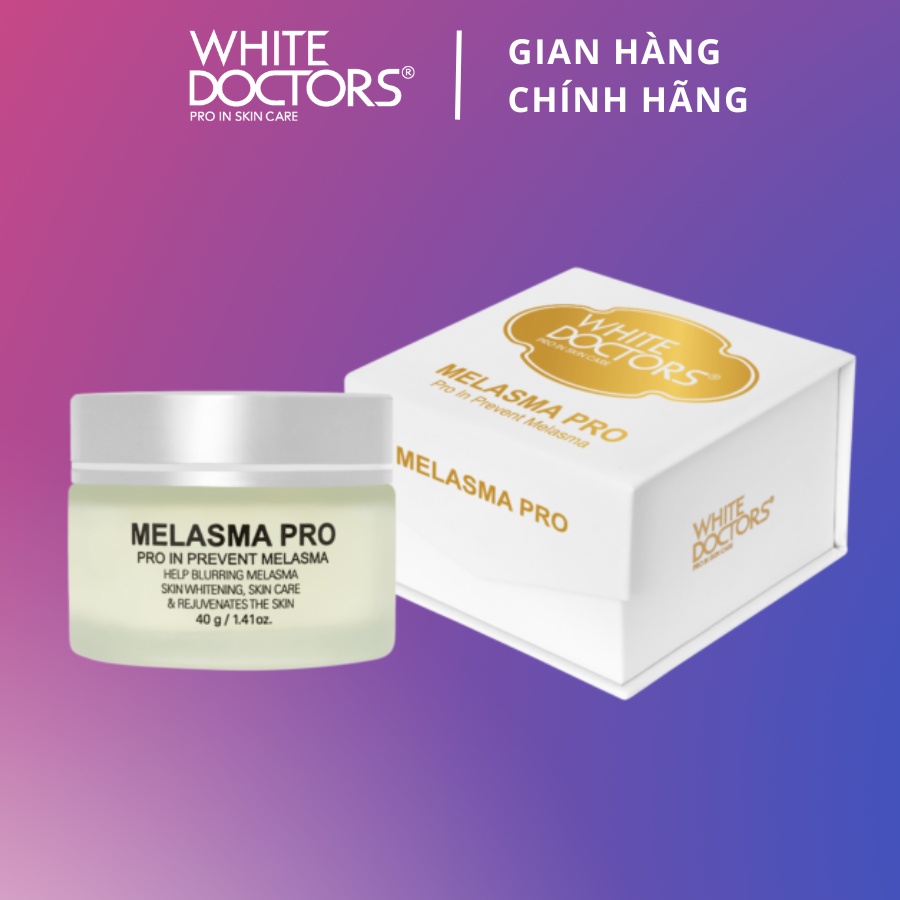 Bộ đôi giảm nám da thể nặng White Doctors - Sun Block Makeup và Melasma Pro