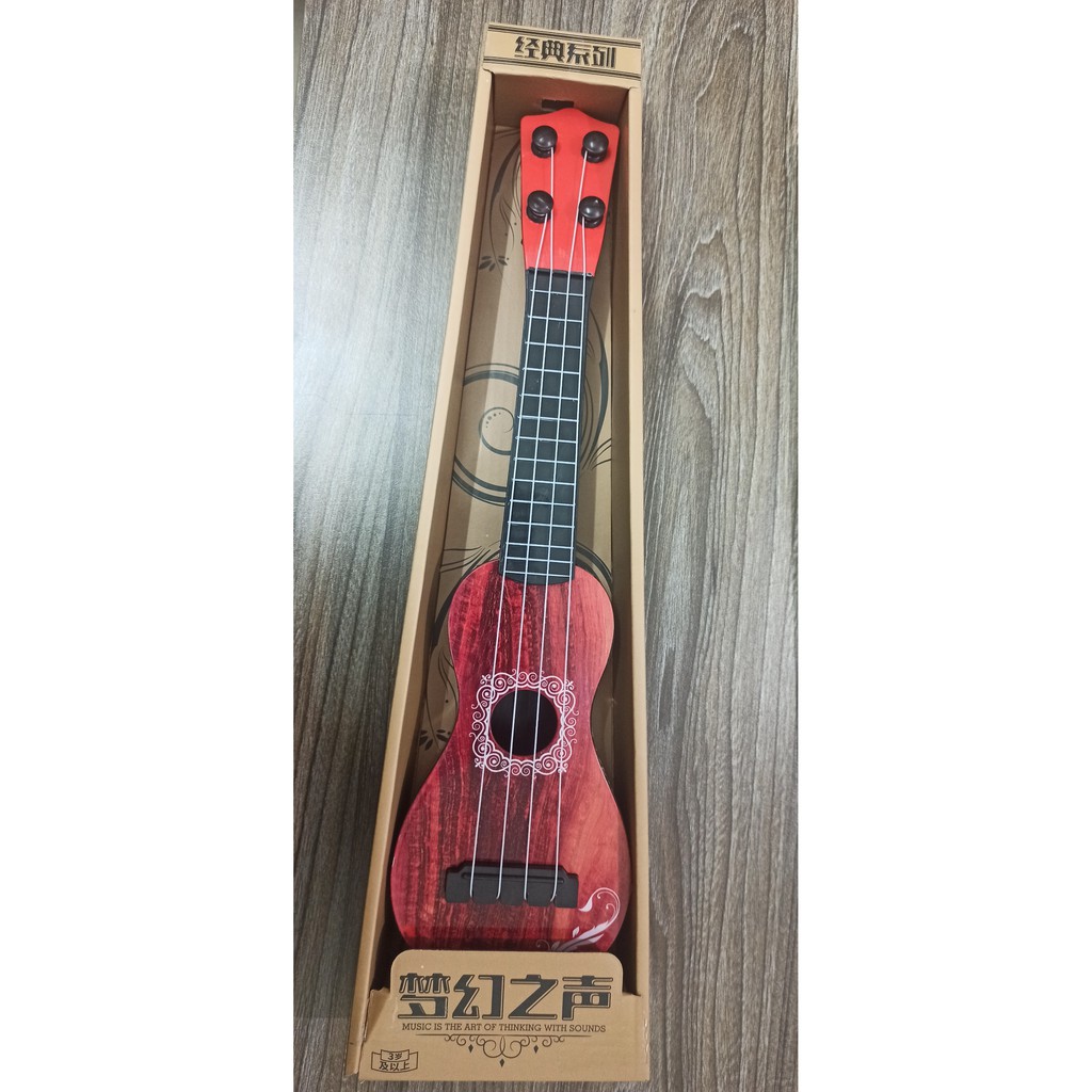 Đàn Guitar Mini-Ukulele cho bé vừa chơi vừa học phát triển trí tuệ IQ EQ-Đồ chơi phát nhạc và nhạc cụ-Thiết kế bắt mắt