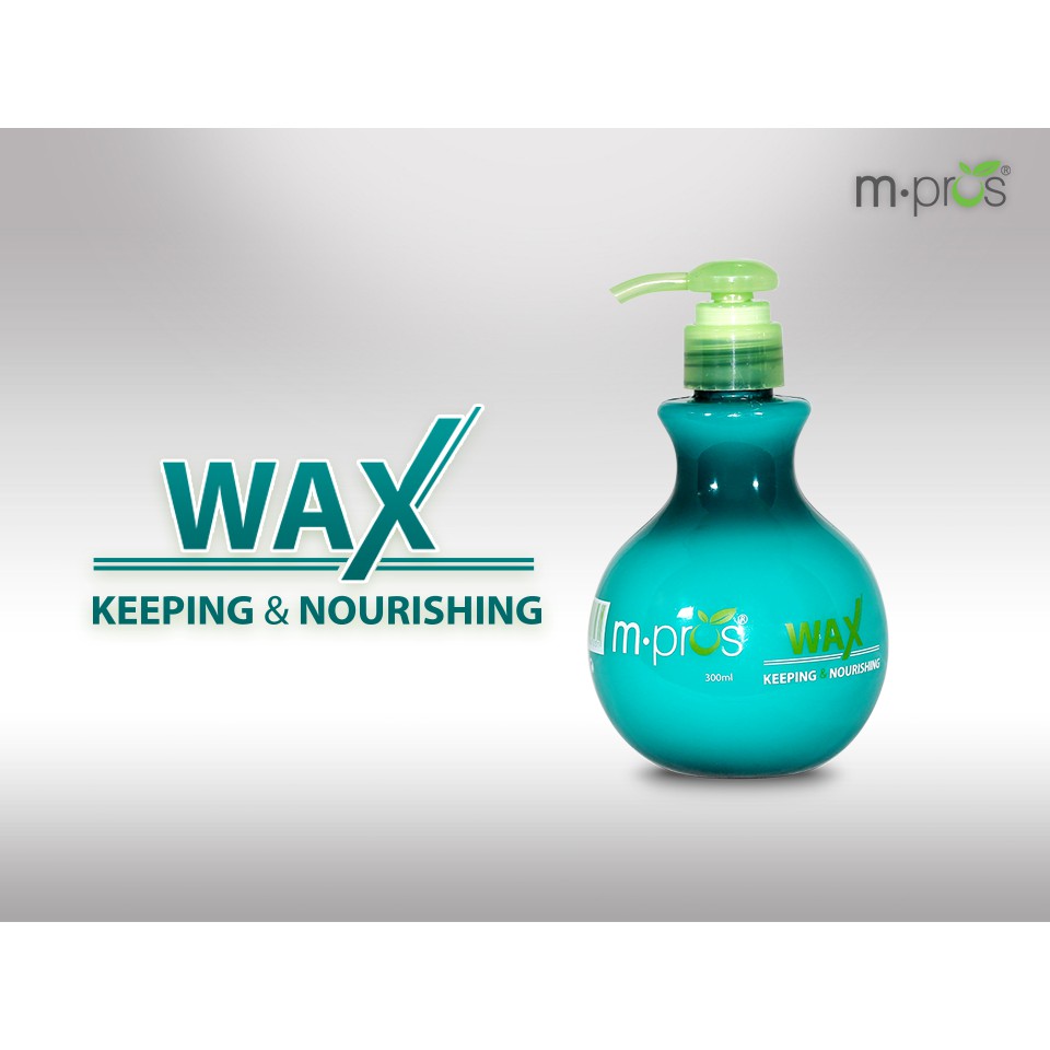 WAX DÂY TẠO NẾP &amp; DƯỠNG BÓNG TÓC MPROS 300ML [XANH ĐẬM]