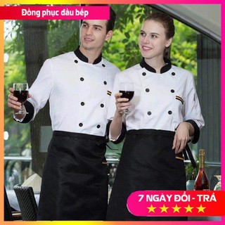 Đồng phục bếp, áo bếp [gửi hàng nhanh]