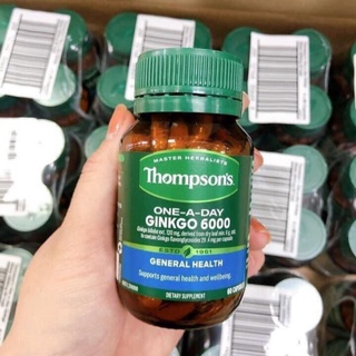Bổ não thompson's ginko 6000. lọ 60 viên