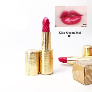 Son KIKO Ocean Feel 03 đỏ hồng dưỡng môi tốt