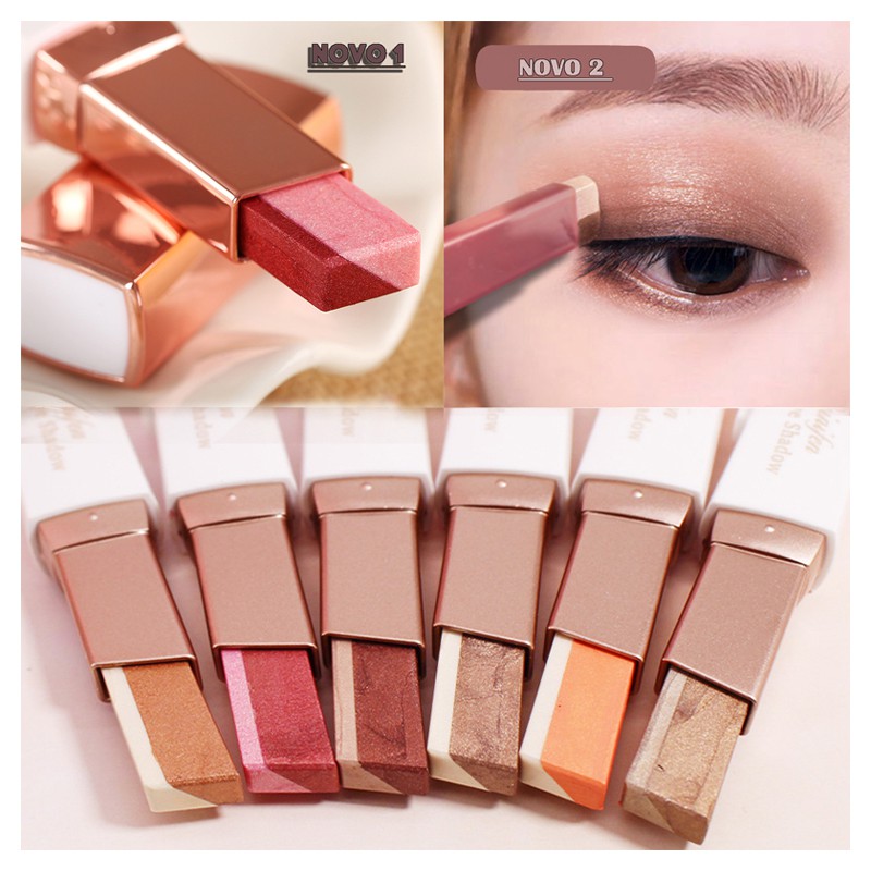 Phấn mắt nội địa trung novo dạng thỏi 2 đầu chống nước tiện như đánh son môi | BigBuy360 - bigbuy360.vn