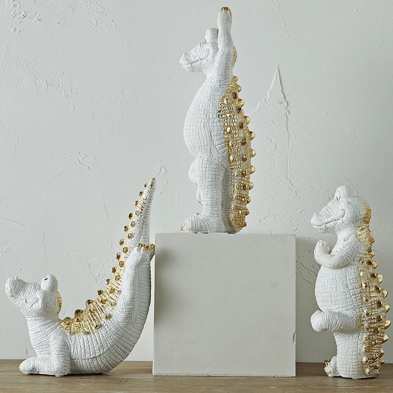 Tượng Cá Sấu Chúa Tập Yoga Home Decor Trang Trí Phòng Khách Scandinavia Modern Bắc Âu