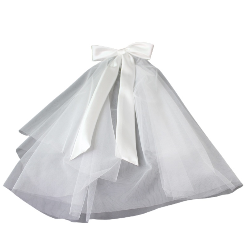 Mạng Che Mặt 2 Tầng Kèm Lược Cho Cô Dâu